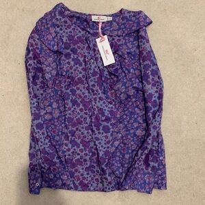 NWT Vineyard Vines Ruffle Blouse
